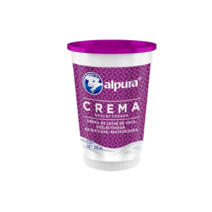 Crema alpura deslactosada